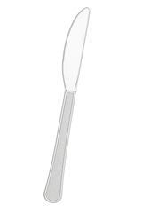 Heavyweight Clear Plastic Knives - Solid Colors Collection