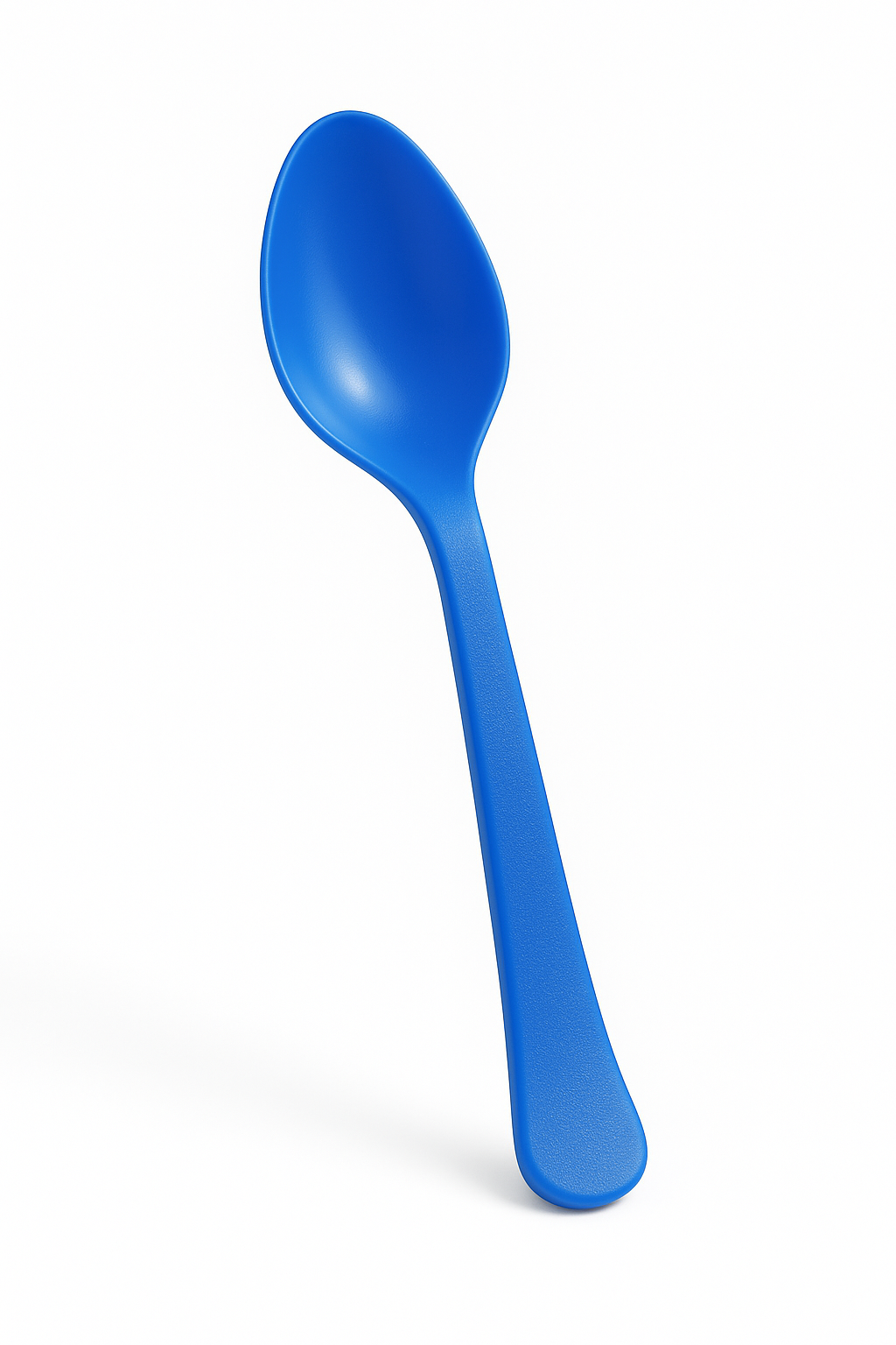 Bright Royal Blue Plastic Spoon