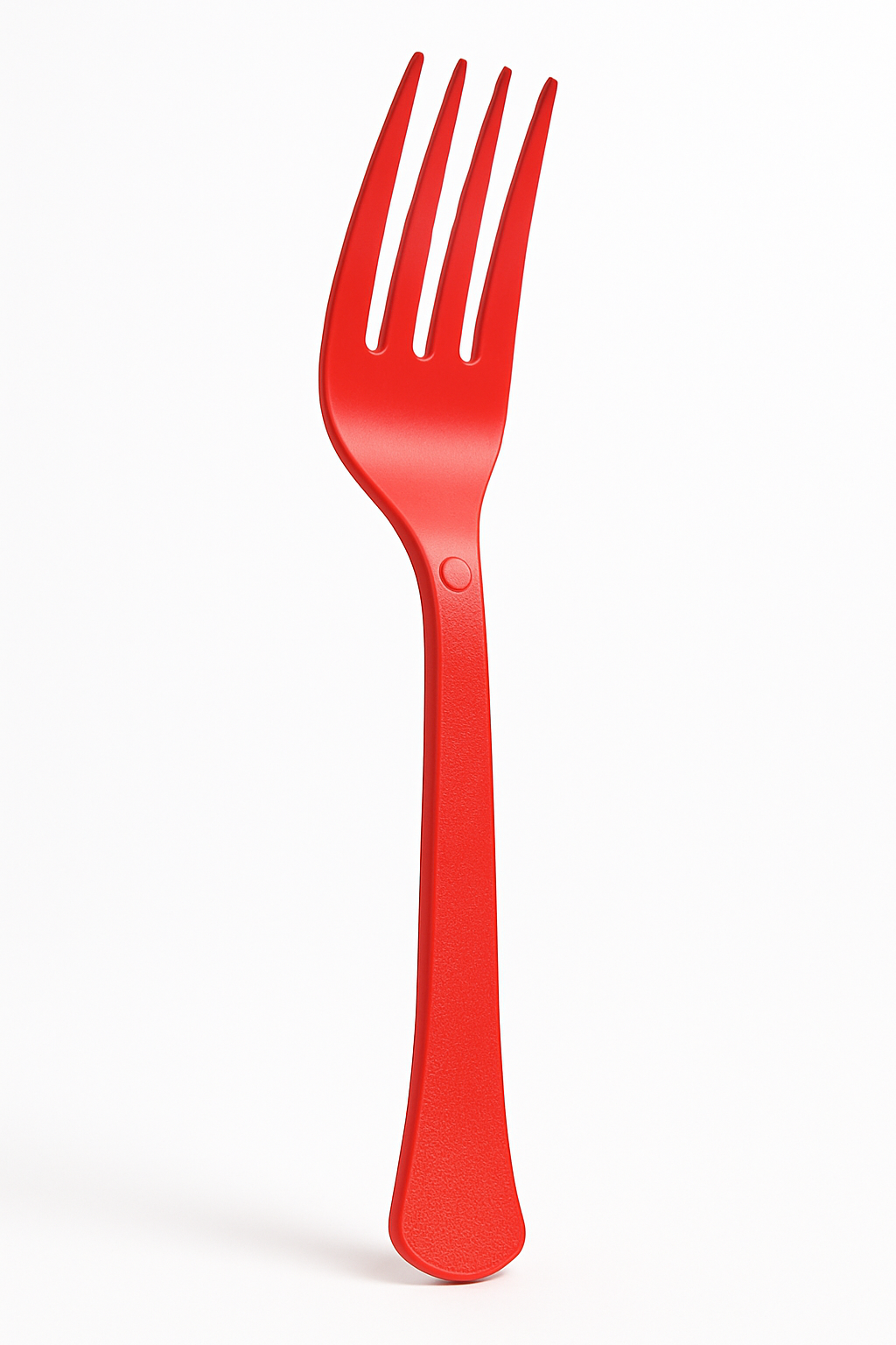 Red Heavy-Duty Plastic Reusable Forks, 50-Pack