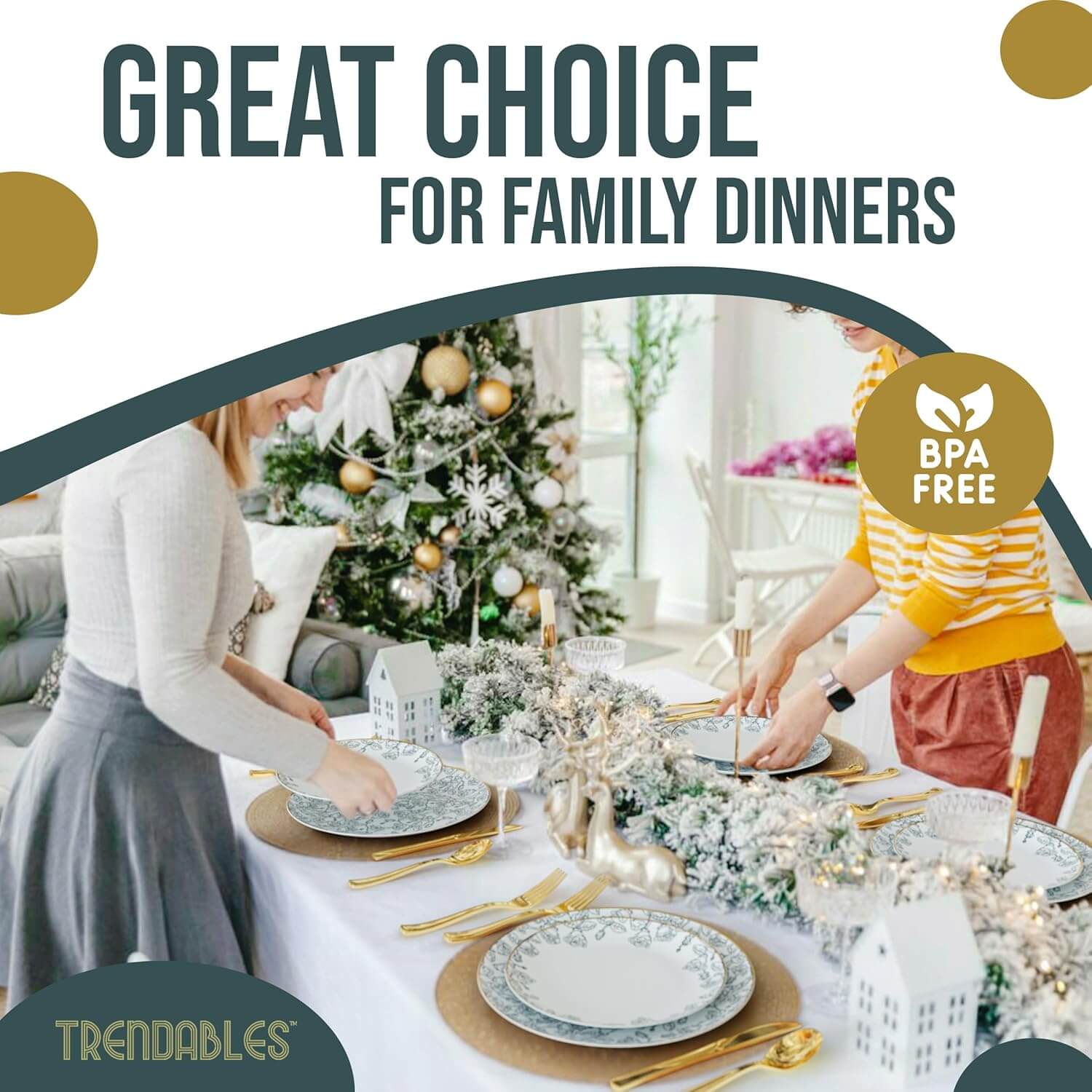 Trend Roses 40 pack plate set - 20 of each