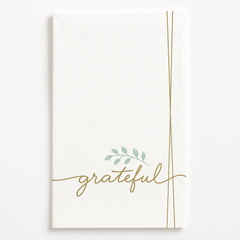 Simply Thankful Guest Towels - Grateful