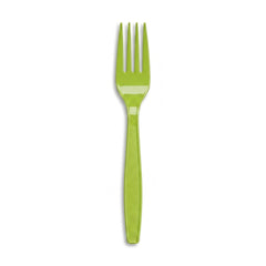 Lime Green Plastic Forks - 7.5 In. | 20 Count