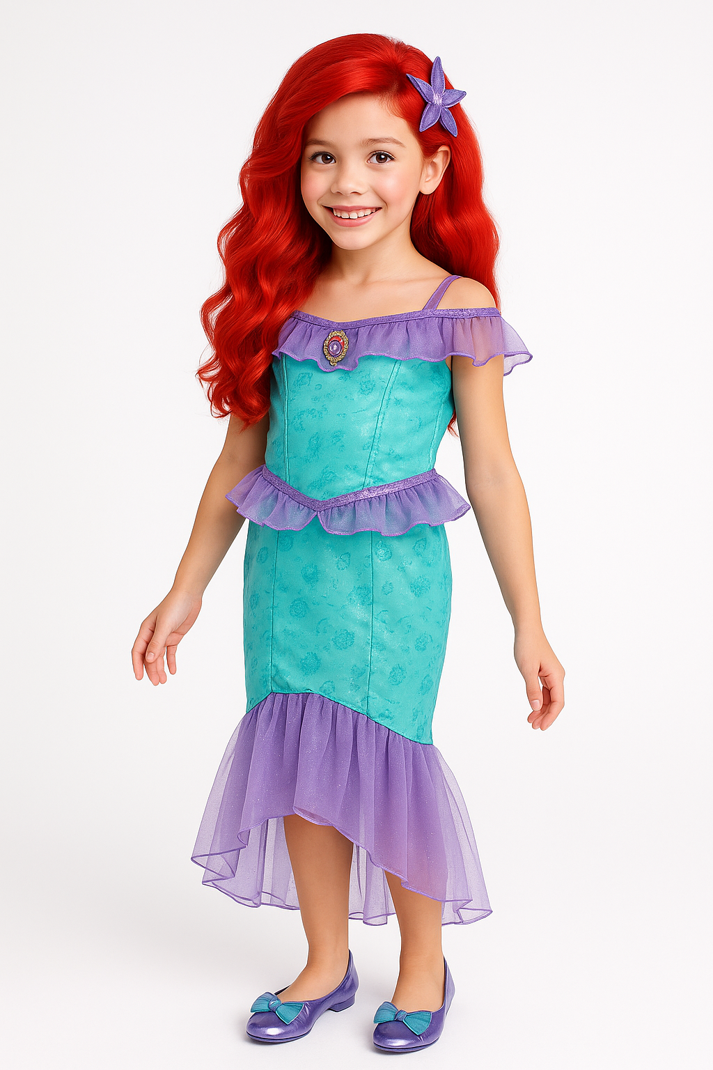 Kids' Ariel The Little Mermaid Costume - Disney Princess Dress