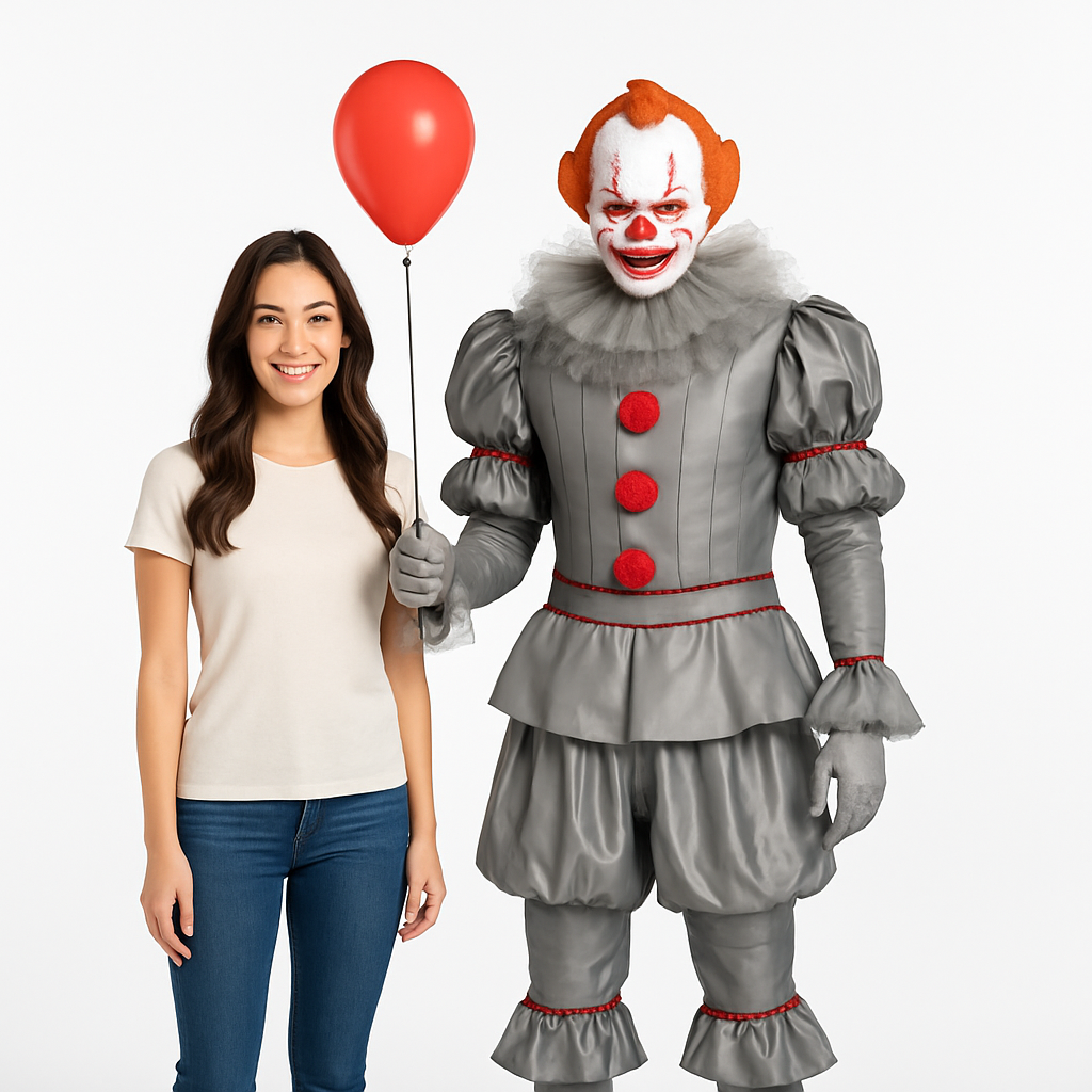 Adult Pennywise Tattered Clown Costume from IT Chapter Two