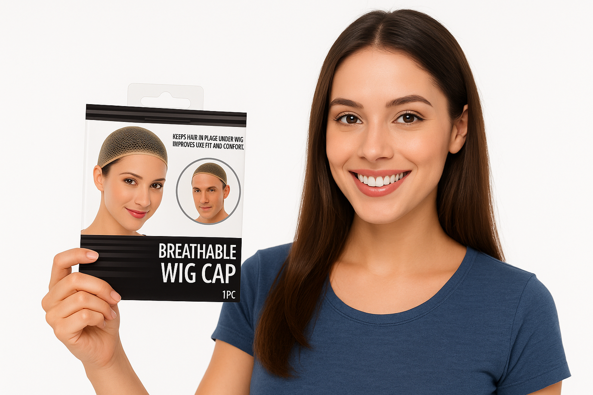 Breathable Wig Cap - One Size, Perfect for Costumes