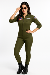 Women's Top Gun: Maverick Flight Suit Halloween Costume