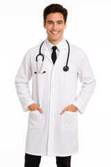 Classic White Doctor Lab Coat Costume Accessory