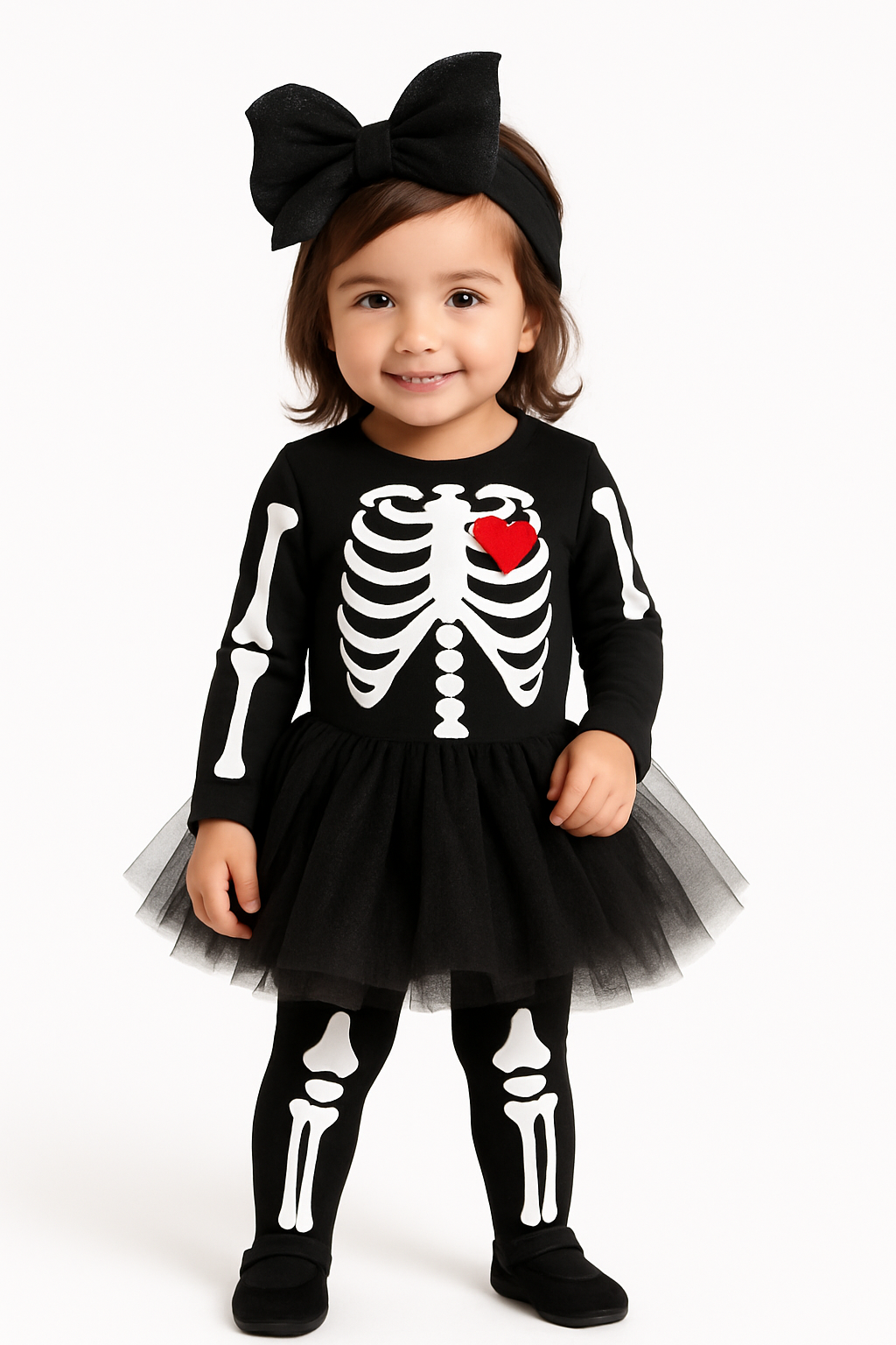 Infant Skeleton Tutu Halloween Costume