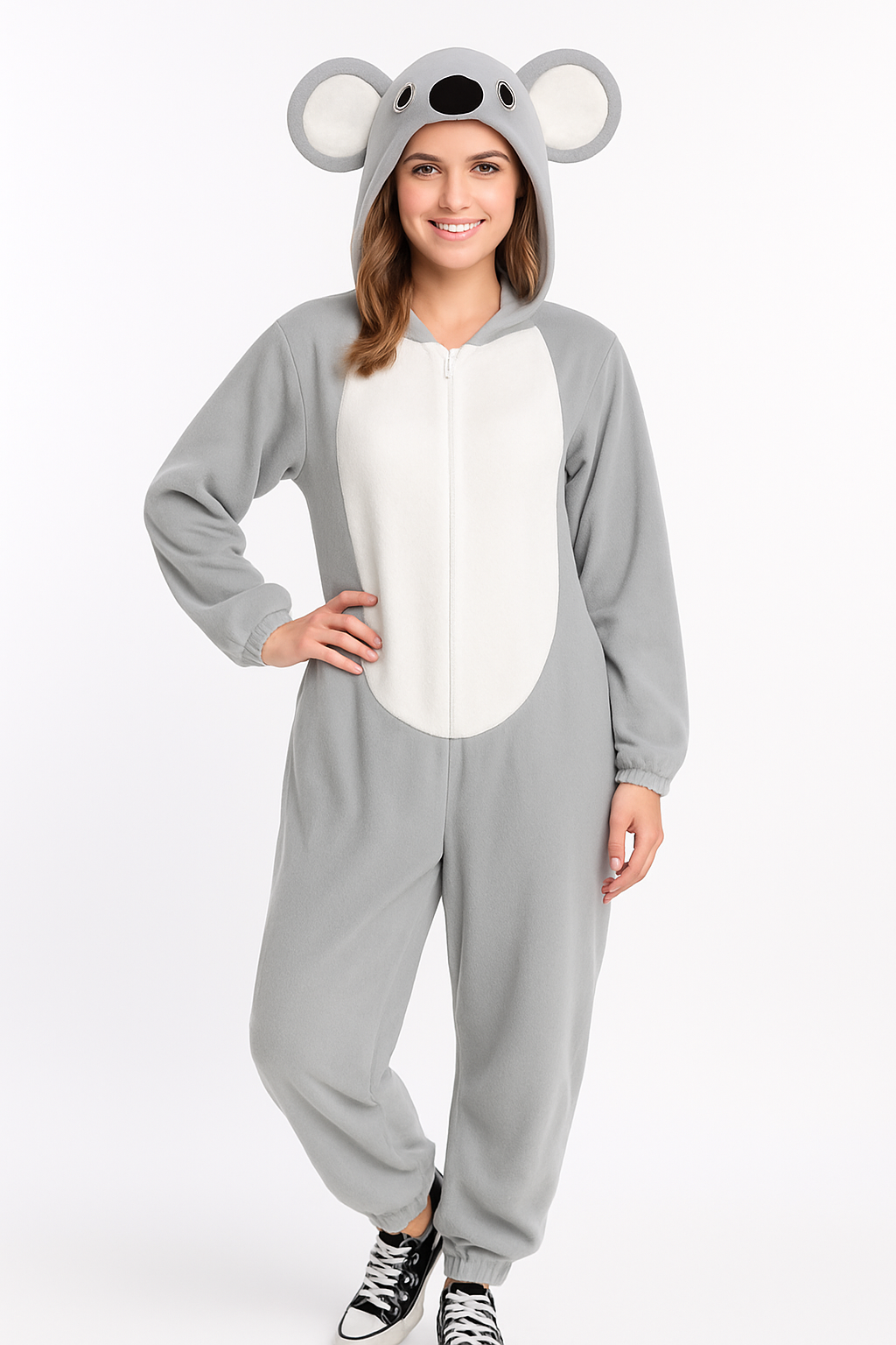 Cozy Koala Zipster Costume for Adults