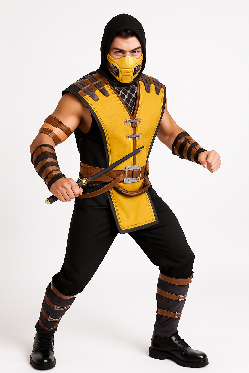 Mortal Kombat Scorpion Adult Costume