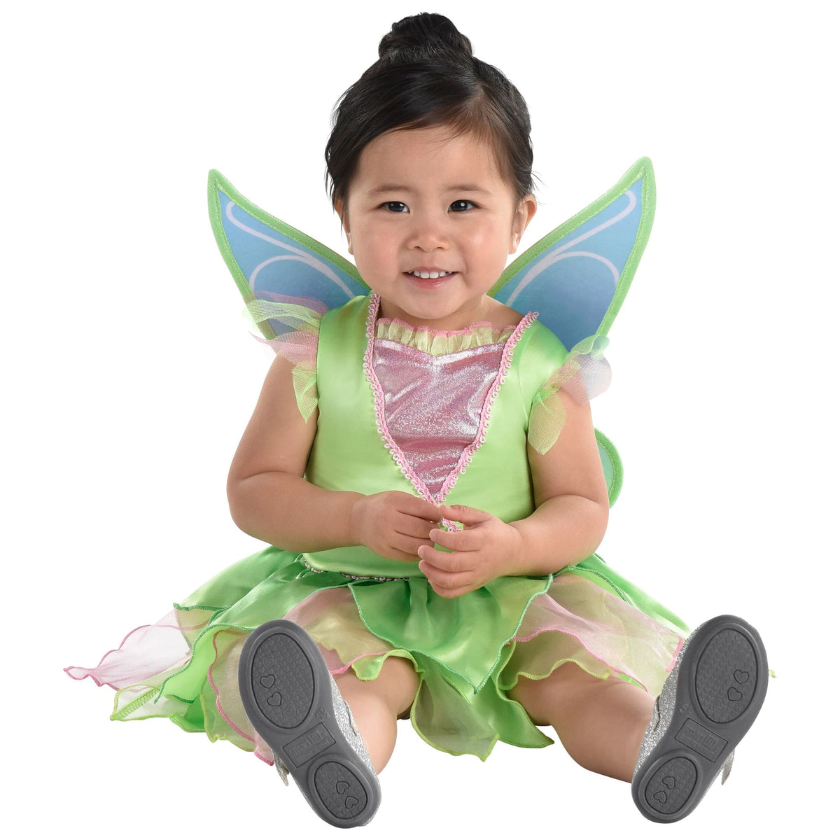 Disney Tinker Bell Fairy Costume with Wings for Kids - Green Dress