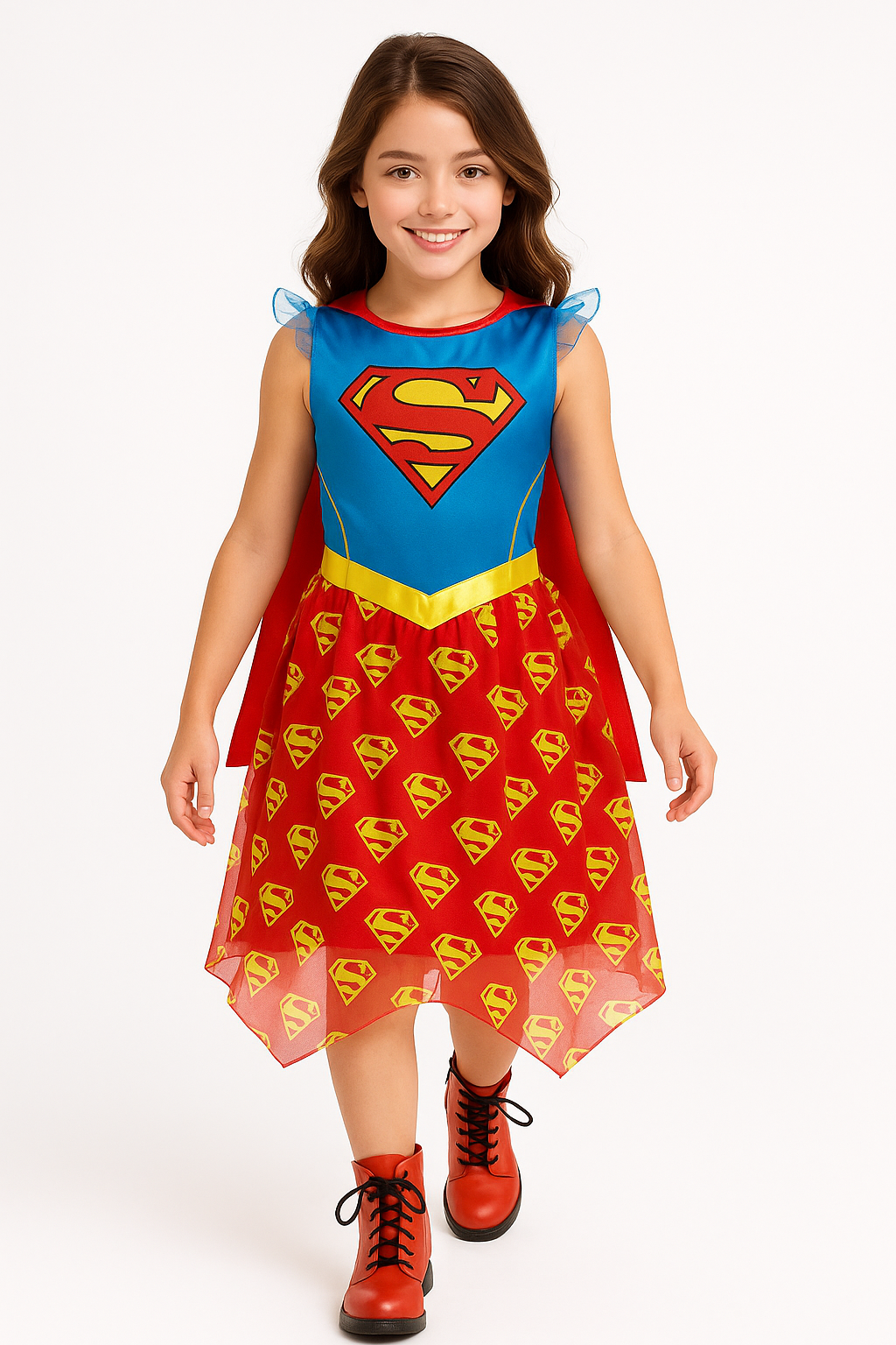 Supergirl Toddler Costume Dress & Cape