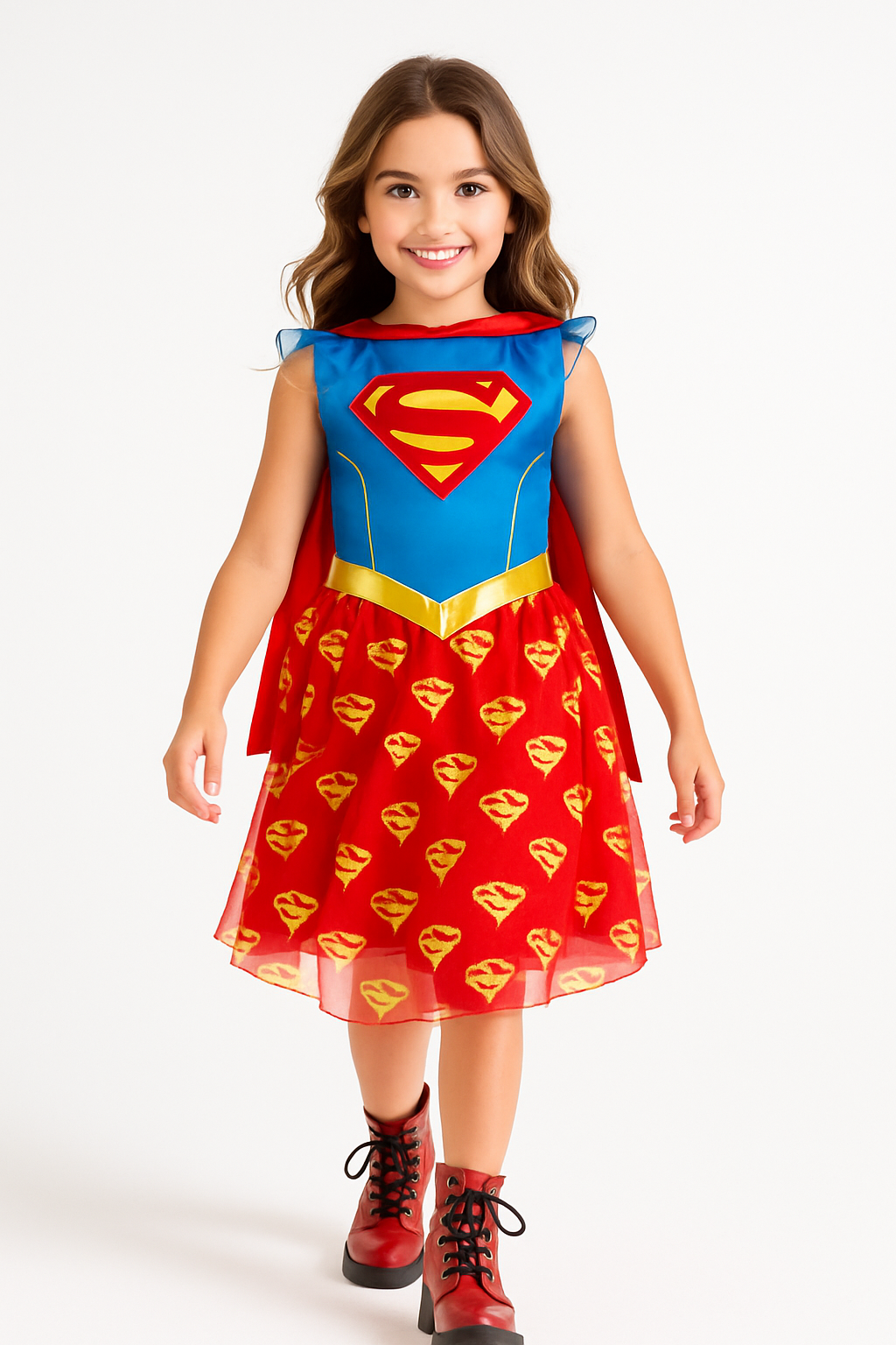 Supergirl Toddler Costume Dress & Cape