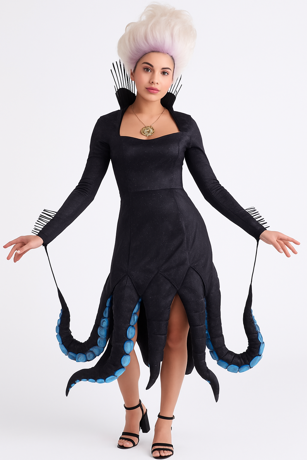 Women's Disney The Little Mermaid Scallop Villain Ursula Halloween Costume, More Options Available
