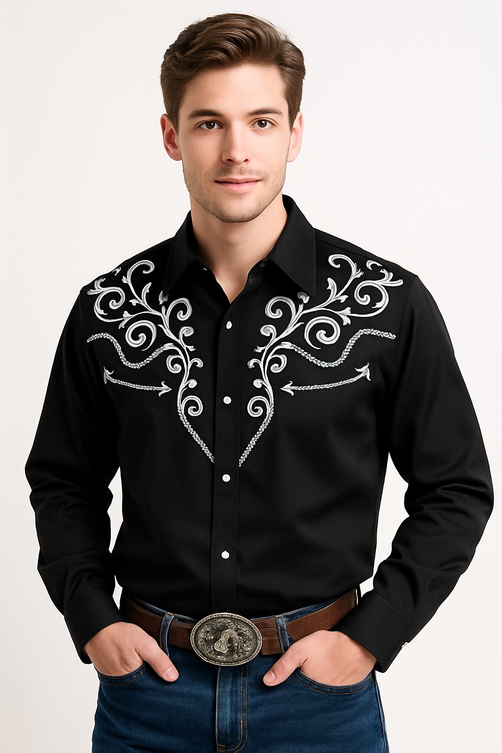 Men's Western Costume Shirt - Adult S/M