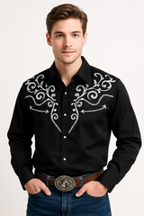 Men's Western Costume Shirt - Adult S/M