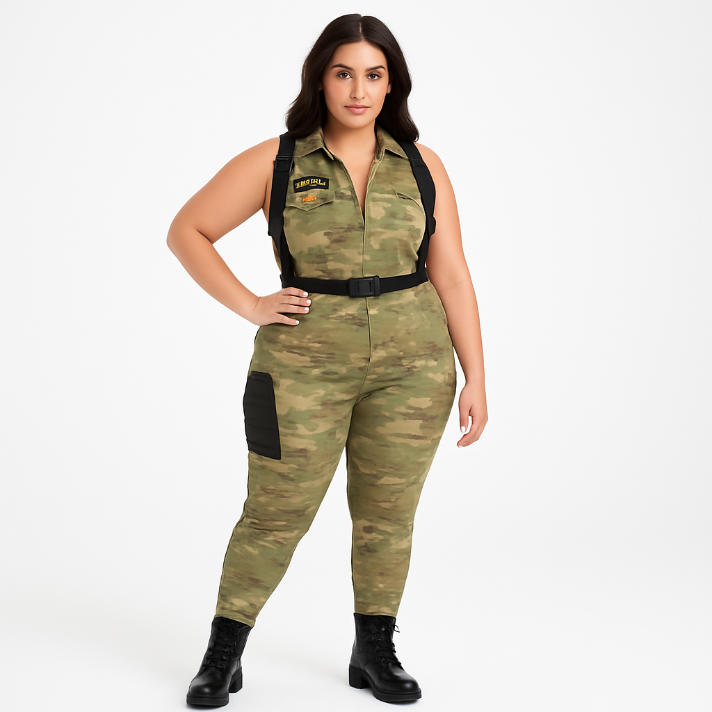 Women's Soldier Costume - Plus Size 2XL (18-20)
