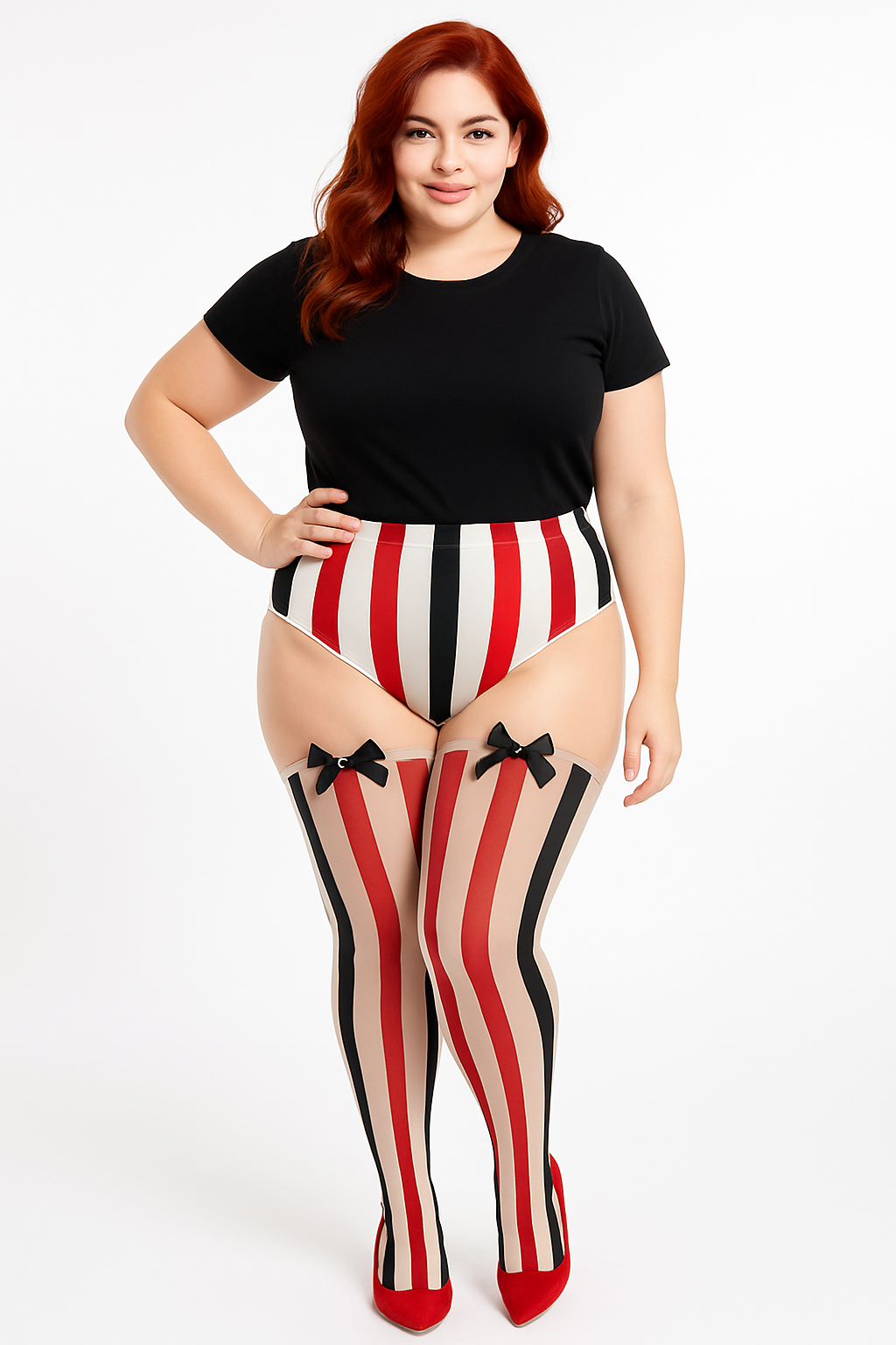 Vintage Circus Plus Size Halloween Tights