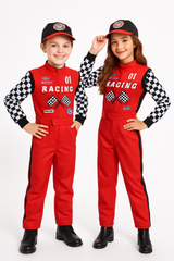 Boys' Race Car Driver Halloween Costume Jumpsuit