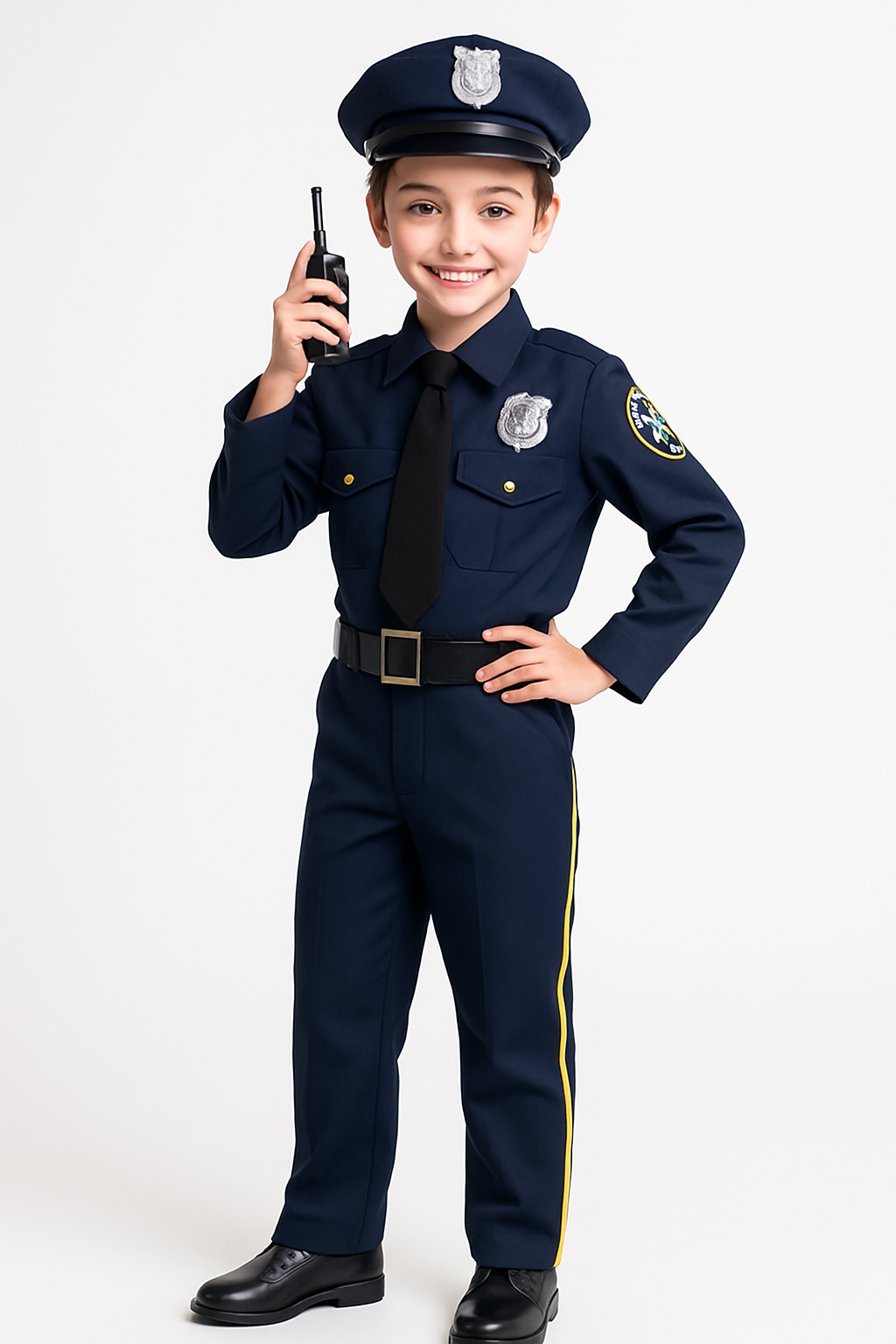 Boys' Police Officer Costume - Career Role Play Outfit