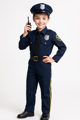 Boys' Police Officer Costume - Career Role Play Outfit