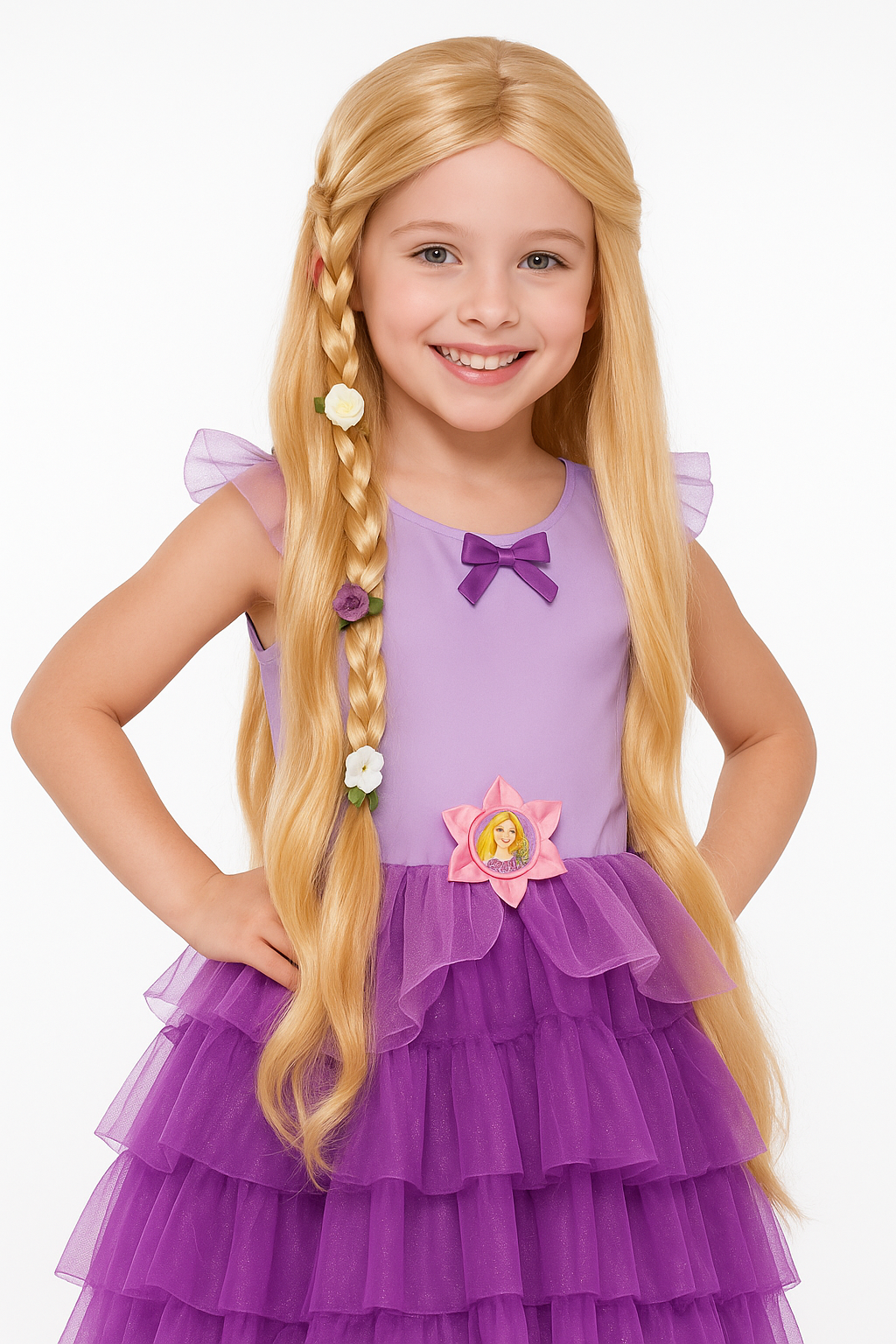 Enchanting Rapunzel Wig for Halloween