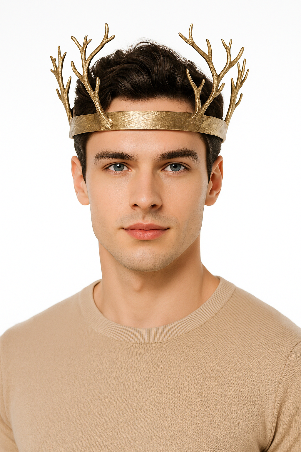 Gold Crown of Branches Costume Accessory