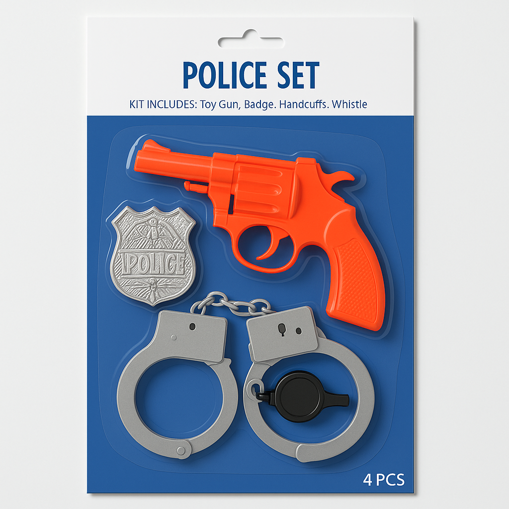 Police Role-Play Costume Accessory Set