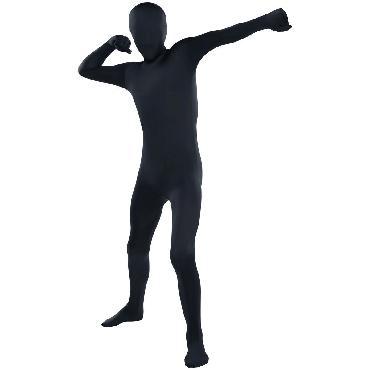 Kids' Black Head-to-Toe Halloween Costume Suit