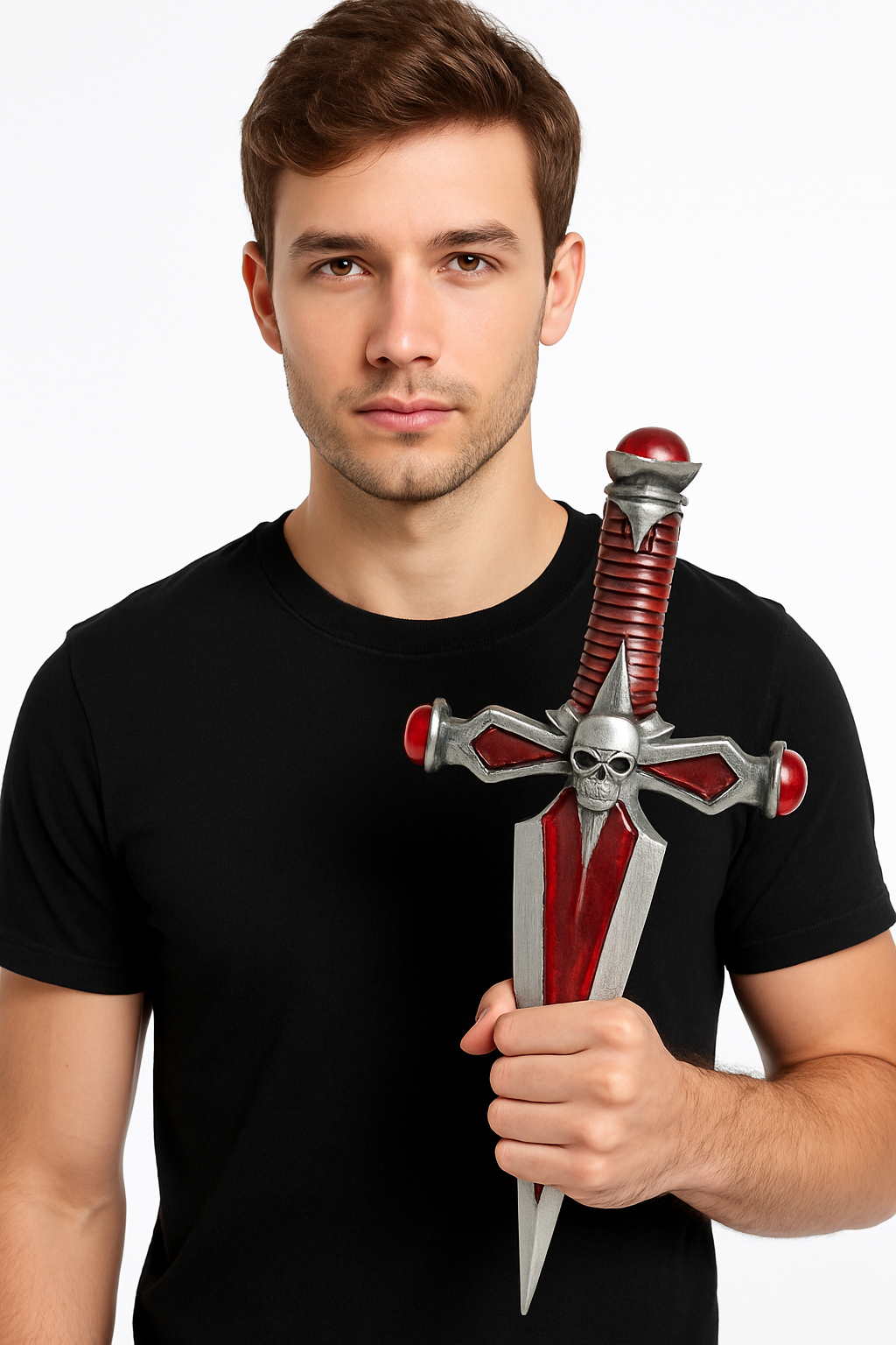 Sacrificial Dagger Prop with Faux Ruby Trim - Halloween Costume Accessory