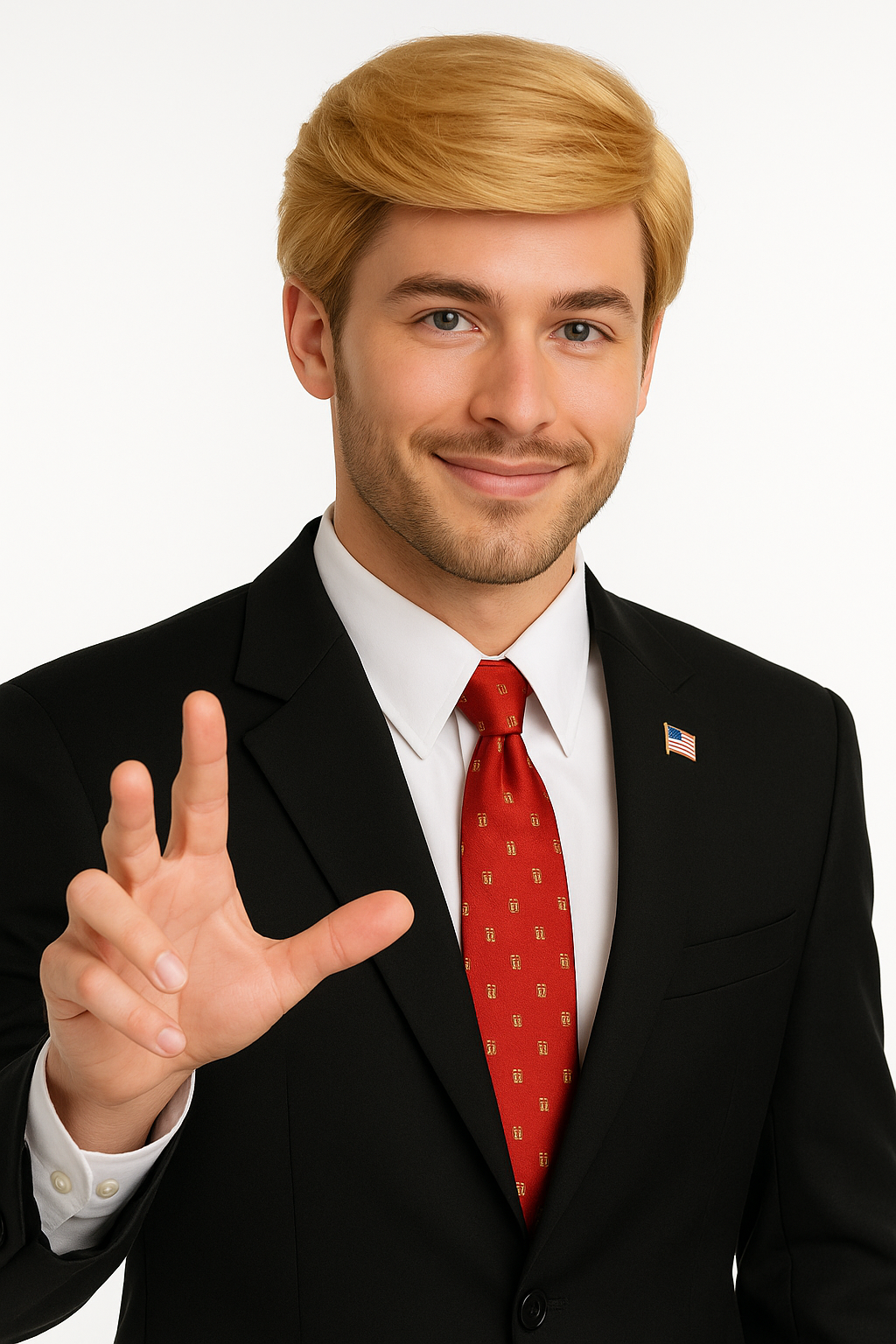 Blonde Combover Wig for Halloween Costumes