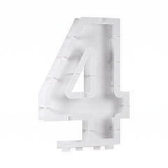 Number 4 Balloon Display Kit
