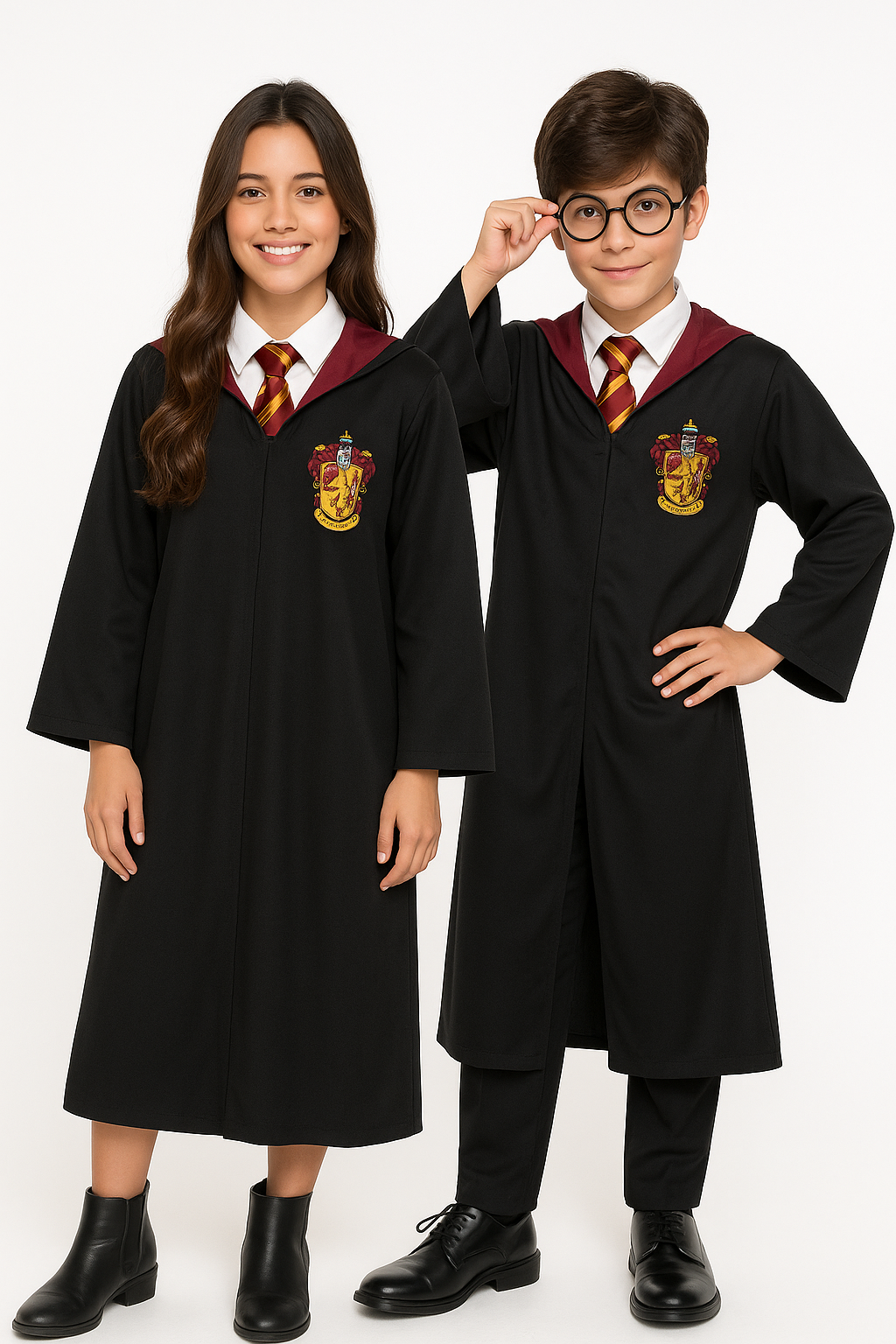 Kids' Gryffindor Robe - Harry Potter Costume Accessory (L/XL)