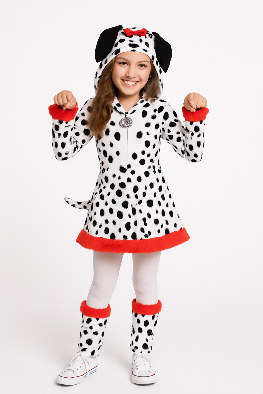 Spotted Dalmatian Girl's Halloween Costume