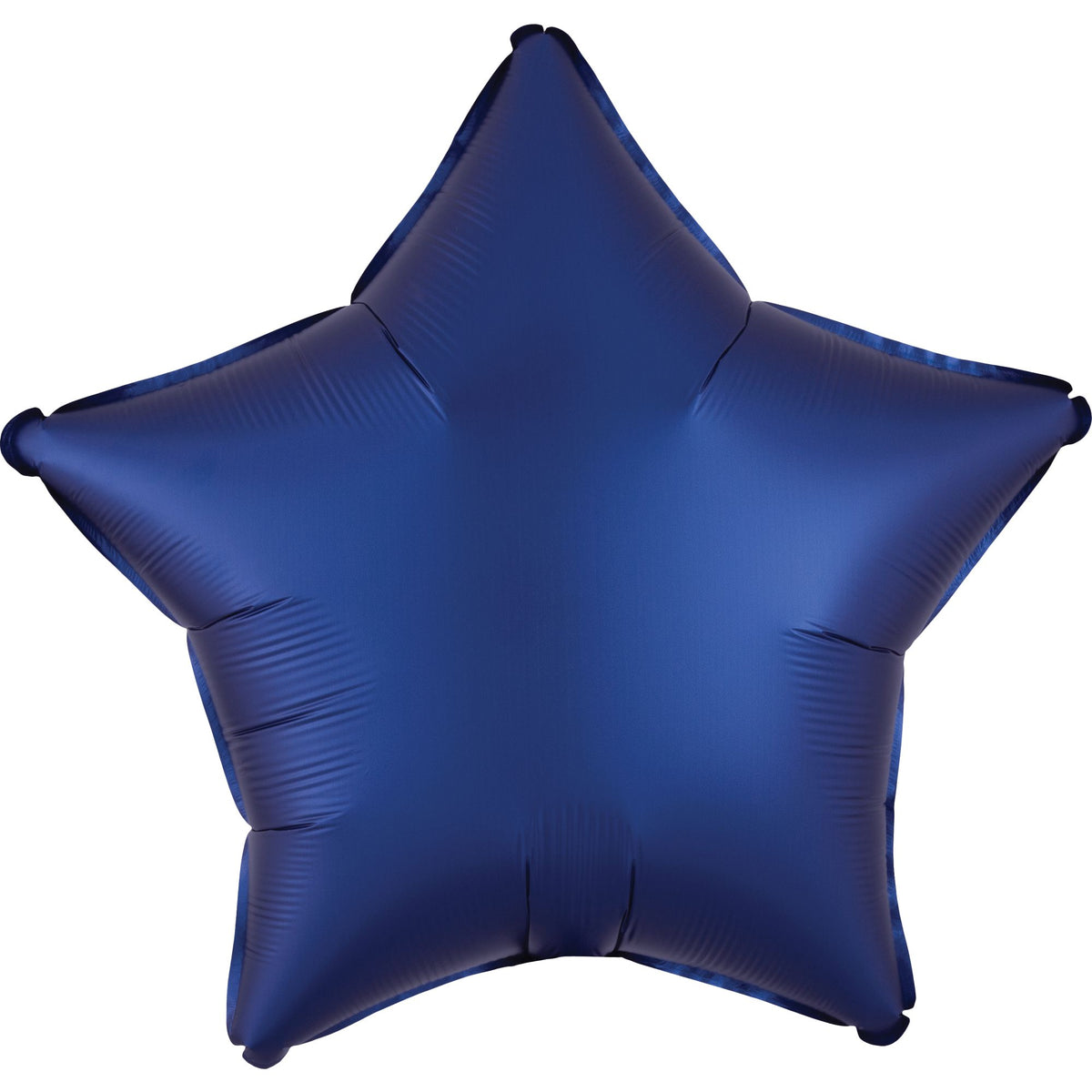 Navy Star Satin Foil Balloon - 18 Inch