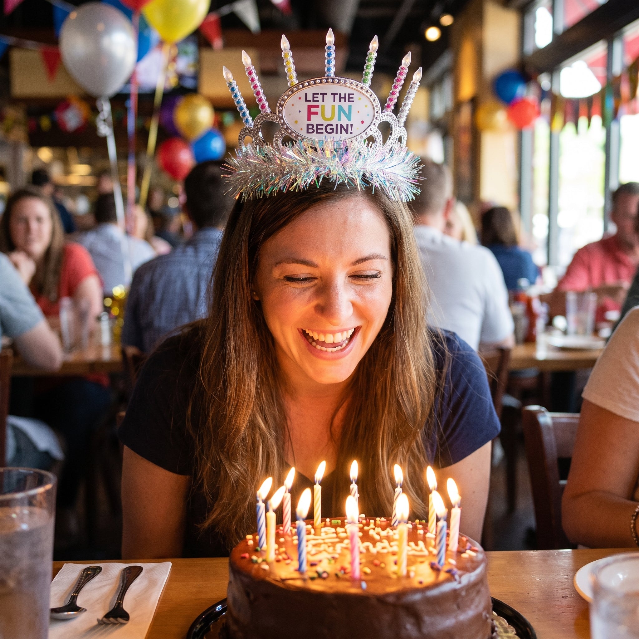 LED Light-Up Sprinkle Birthday Tiara