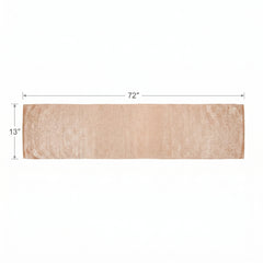 Premium Rose Gold Fabric Table Runner - 13" x 72"