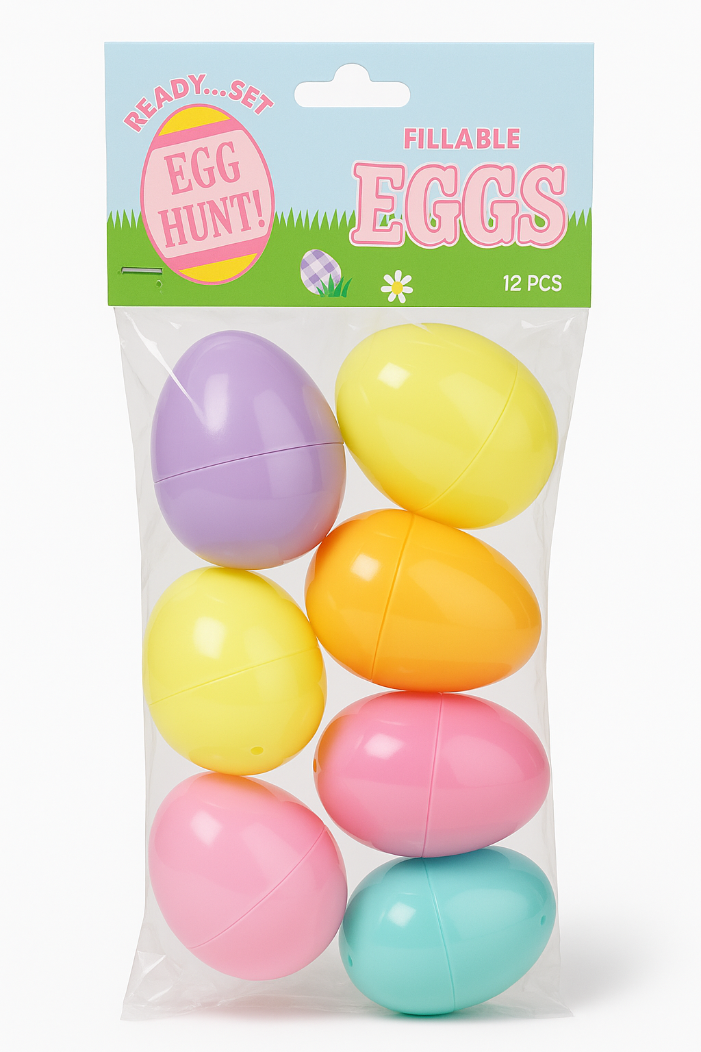 Pastel Fillable Easter Eggs, 10-Pack