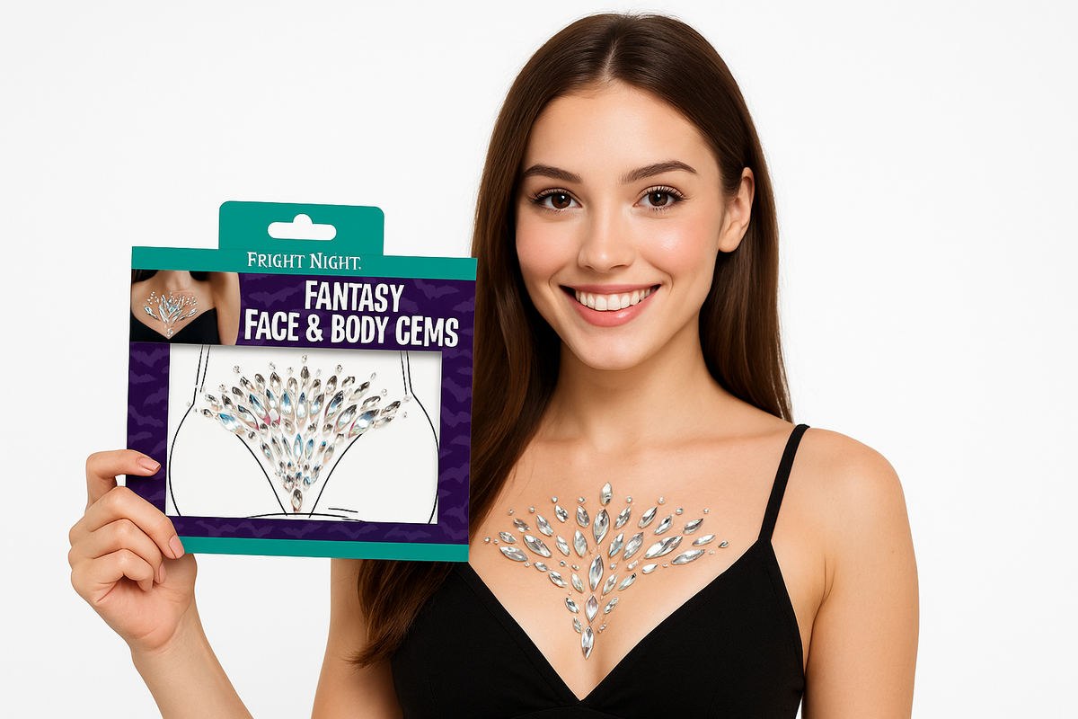 Fantasy Face & Body Crystal Gems for Halloween