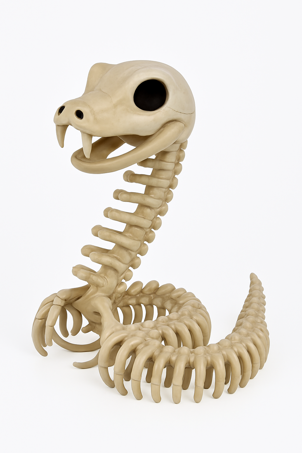 Spooky Skeleton Snake Halloween Prop