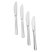 Exquisite Classic Silver Plastic Knives | 120 Count