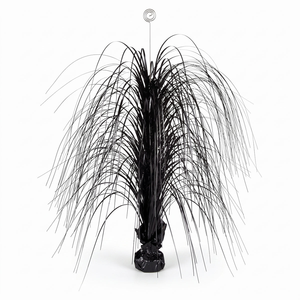 Large Black Metallic Spray Centerpiece
