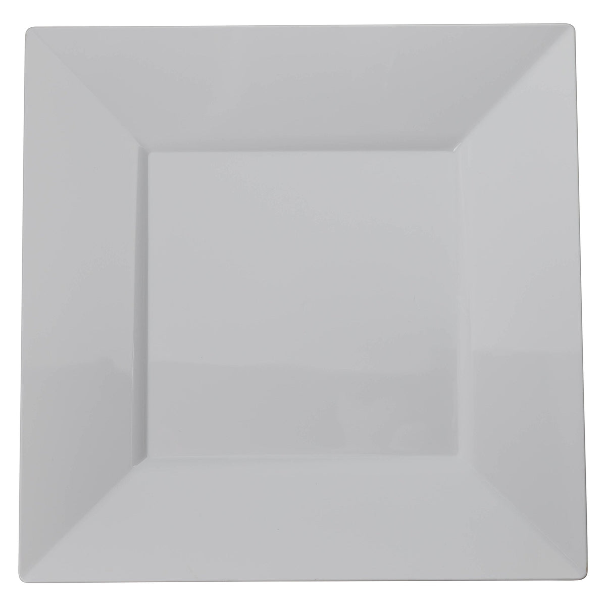 9.5 In. White Square Plates | 10 Count