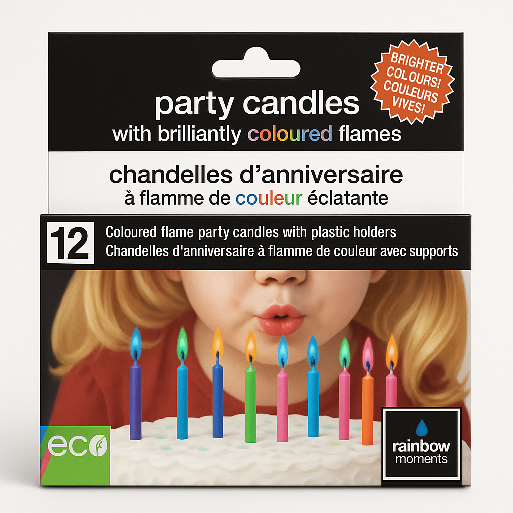 Multicolor Novelty Birthday Candle