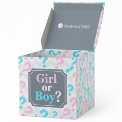 "Girl or Boy?" Small Gender Reveal Box