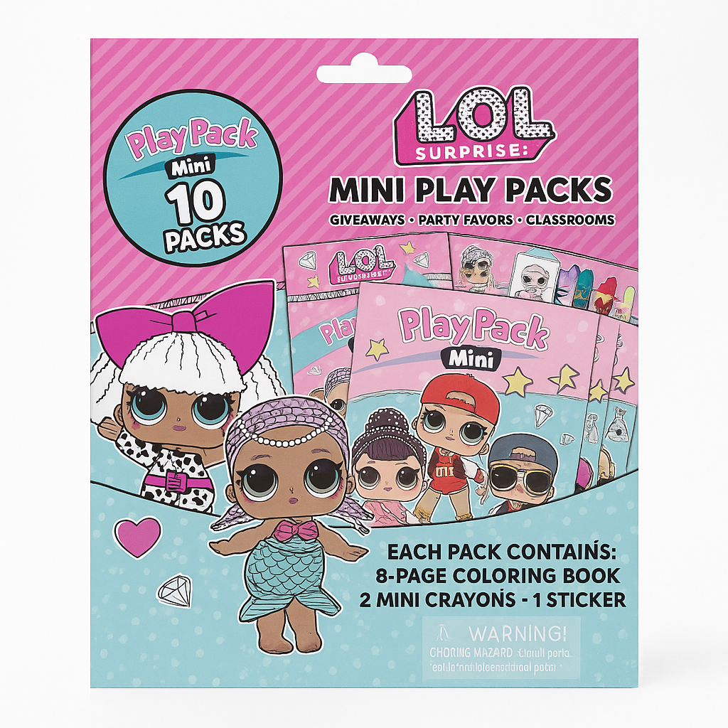 LOL Surprise Mini Play Packs - 10 Pack Set