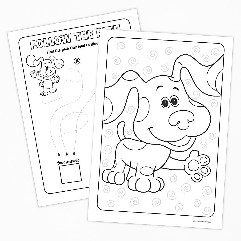 Blue's Clues & You Jumbo Coloring & Activity Book