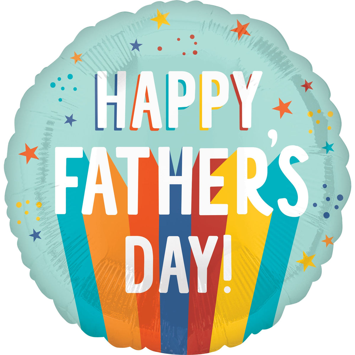 Festive Father's Day Foil Balloon
