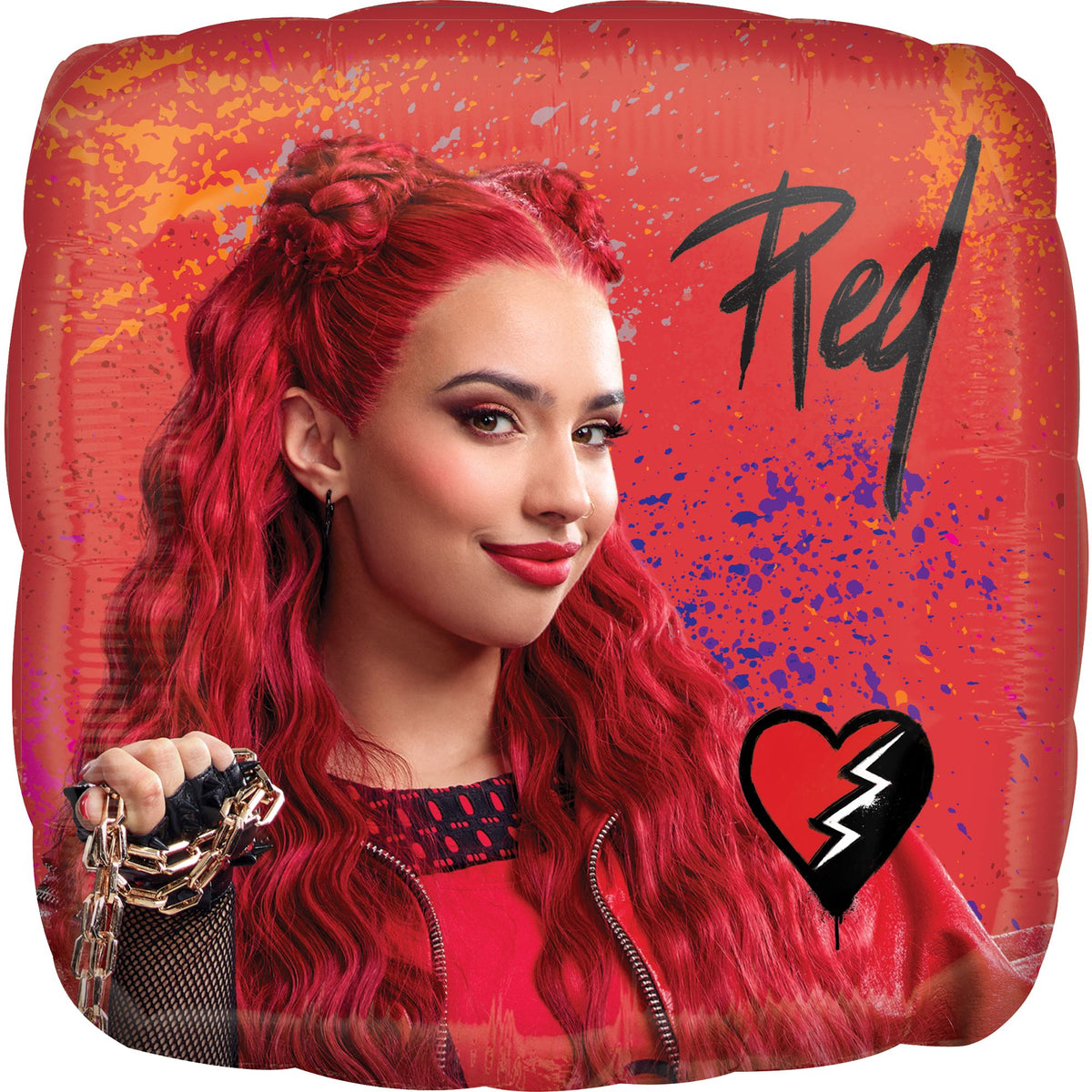 Vibrant Red Character Foil Balloon - 18" Mylar