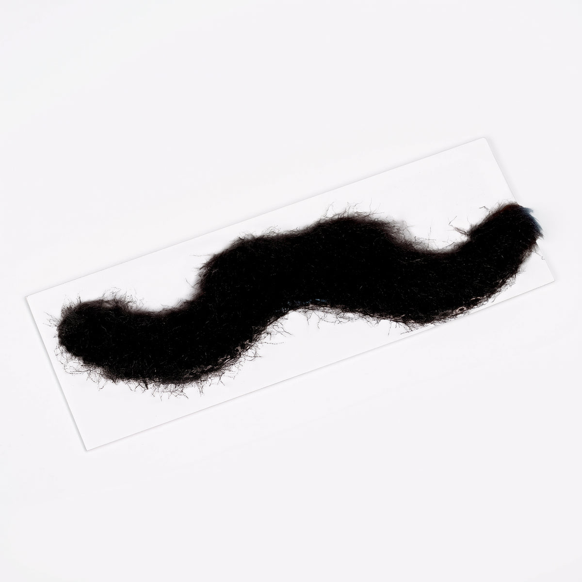 Black Self-Adhesive Moustache Party Favors - 12 Pack
